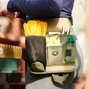 Handy Organizer Garden Tool Pouch – Unisex Utility Belt Apron for Gardening Gifts, Plumbing, Florists, Woodwork, DIY – with Multiple Pockets for Hand Tools & Adjustable Waist Belt Case4Life