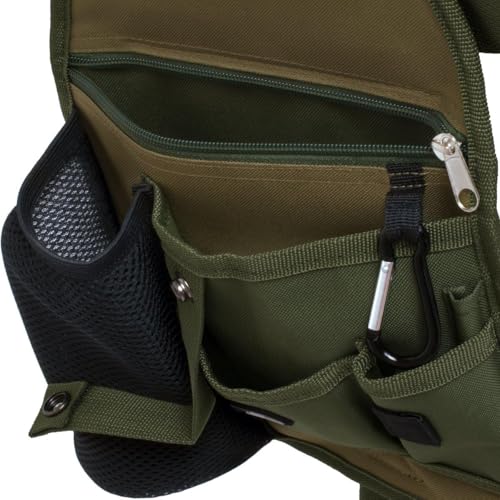 Handy Organizer Garden Tool Pouch - Unisex Utility Belt Apron for Gardening Gifts, Plumbing, Florists, Woodwork, DIY - with Multiple Pockets for Hand Tools & Adjustable Waist Belt Case4Life - Image 4