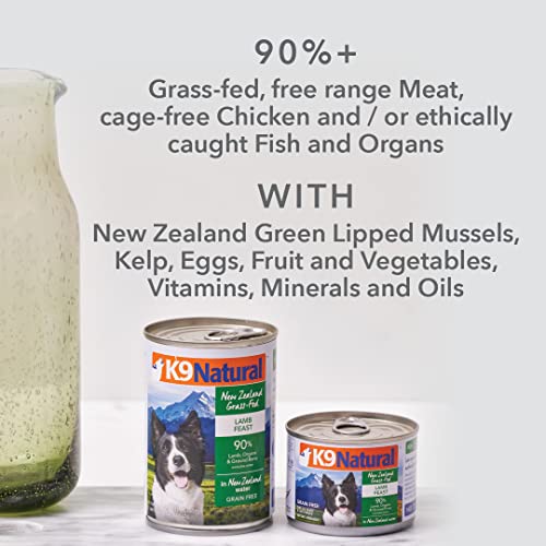 K9 Natural - BPA & Gelatin Free Canned Dog Food - Beef, 6oz (12 Pack) & Grain Free Freeze Dried Dog Food - Beef, 4lb - Image 7
