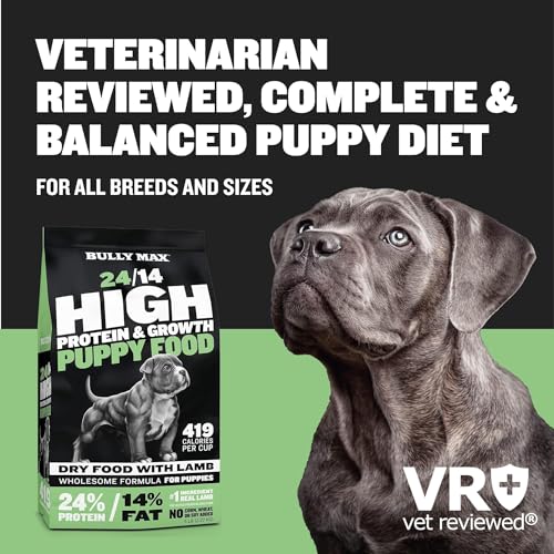 Bully Max Puppy Power Bundle: 24/14 High Protein Lamb Dry Dog Food (15lb), Dehydrated Chicken Wet Food (6lb Dry, Makes 16.5lb Wet Food) & Puppy Vitamins (3 Bottles) for Optimal Growth & Development - Image 4