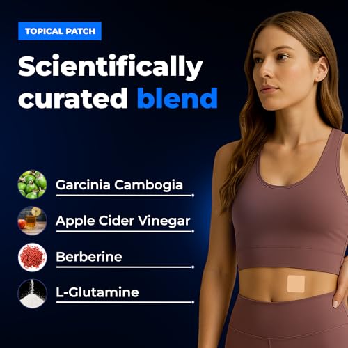 MONIER GLP-1 Patches for Women & Men | GLP1 Patch with Berberine, L-Glutamine, Garcinia Cambogia, Resveratrol | 60 Days Supply - Image 4