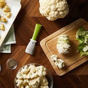 Chef’n Stalk Chop Cauliflower Prep Tool, Green, 7 ½ x 1 ¾-inches –