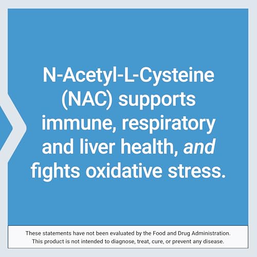 Life Extension N-Acetyl-L-Cysteine (NAC), Immune, Respiratory, Liver Health, NAC 600 mg, Potent antioxidant Support, Free-radicals, Easy to Absorb, 60 Capsules - Image 8