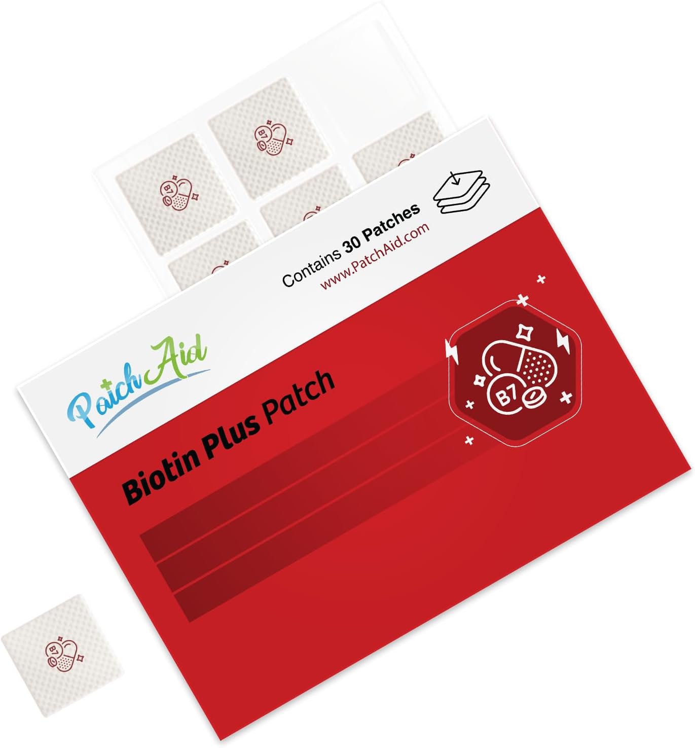 PatchAid Biotin Plus Topical Patch 30-Day Supply - Image 4