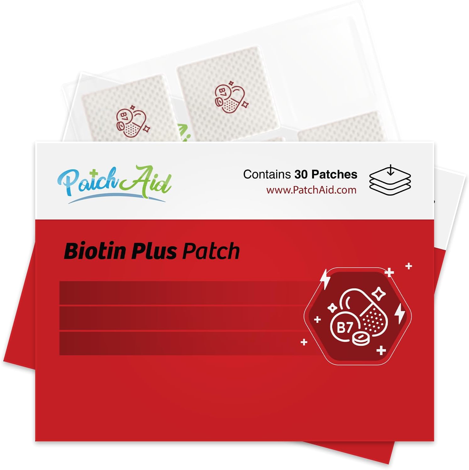 PatchAid Biotin Plus Topical Patch 30-Day Supply - Image 2