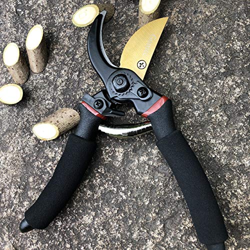 gonicc 8" Professional Premium Titanium Bypass Pruning Shears (GPPS-1003), Hand Pruners, Garden Clippers. - Image 7